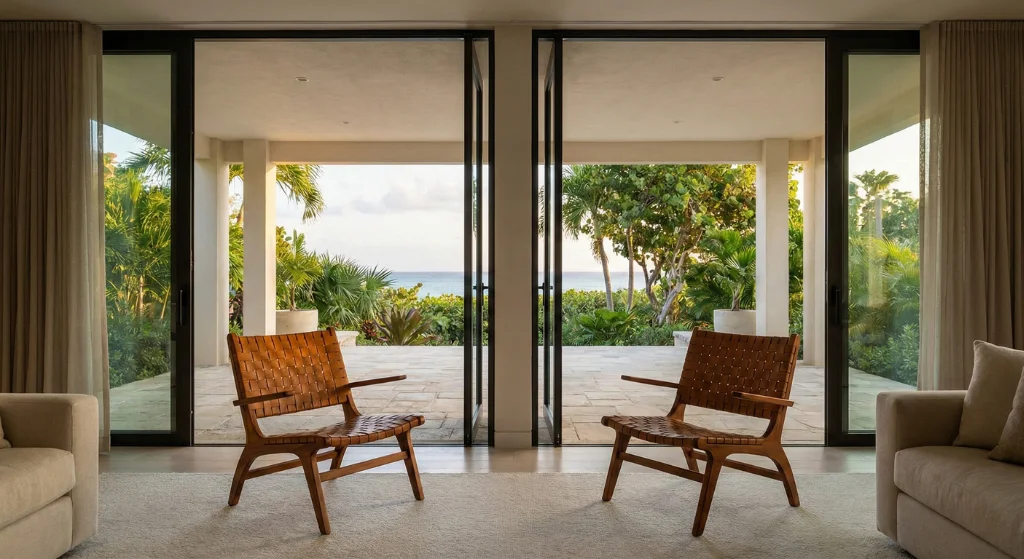 Indoor-Outdoor Living: El Arte de Difuminar Fronteras en el Hogar Caribeño con Mobiliario de Transición